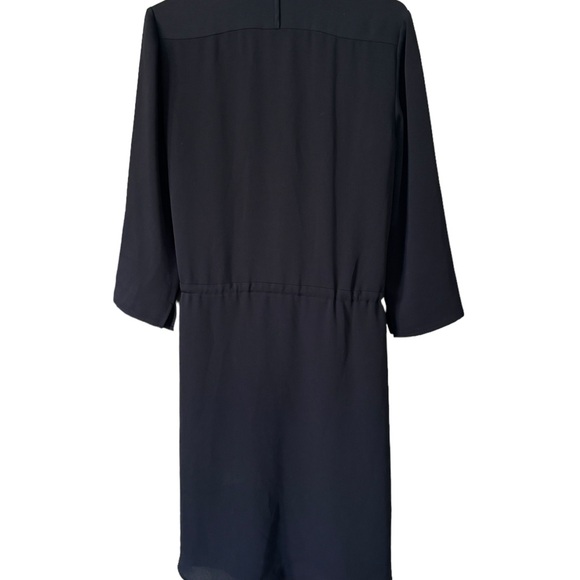 Babaton by Aritzia black tie waist dress size large - Picture 3 of 7